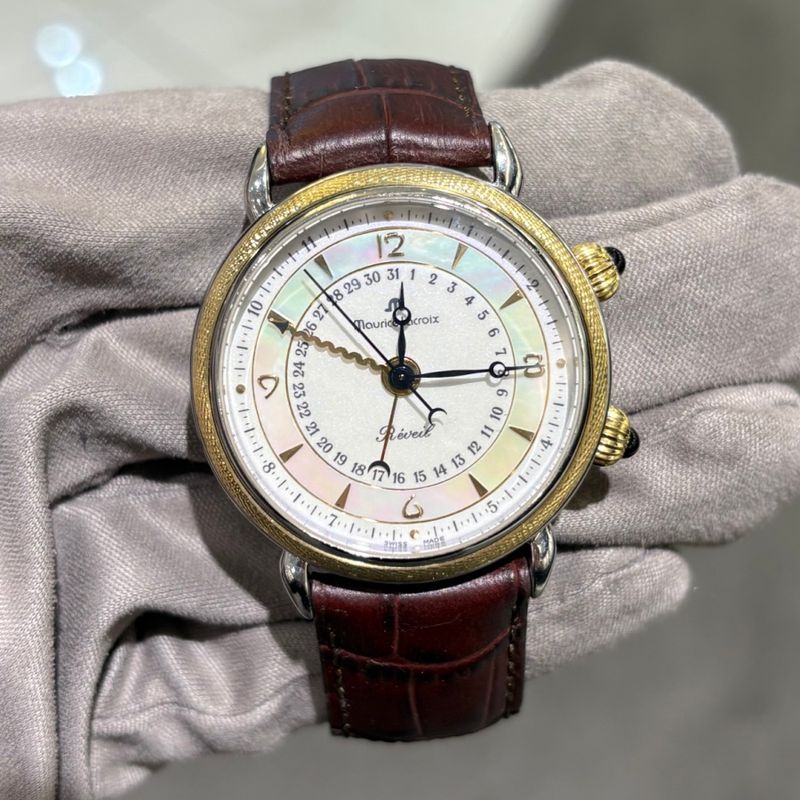 Pre-Owned Maurice Lacroix Masterpiece Manual Wind Gents Watch 63511
