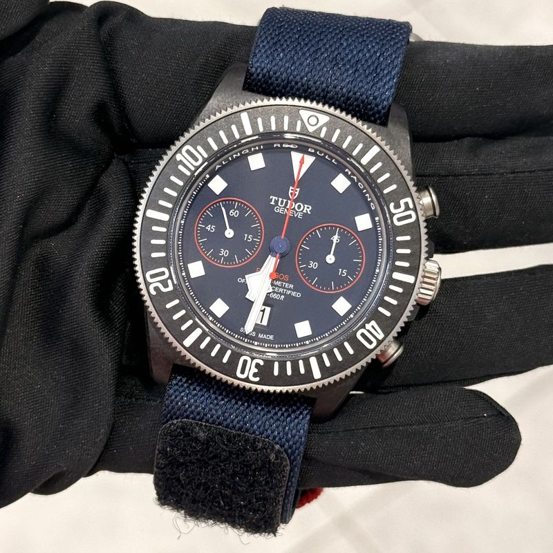 Pre-Owned TUDOR Pelagos FXD Chrono 43mm Alinghi Red Bull Racing Edition Men&#39;s Watch