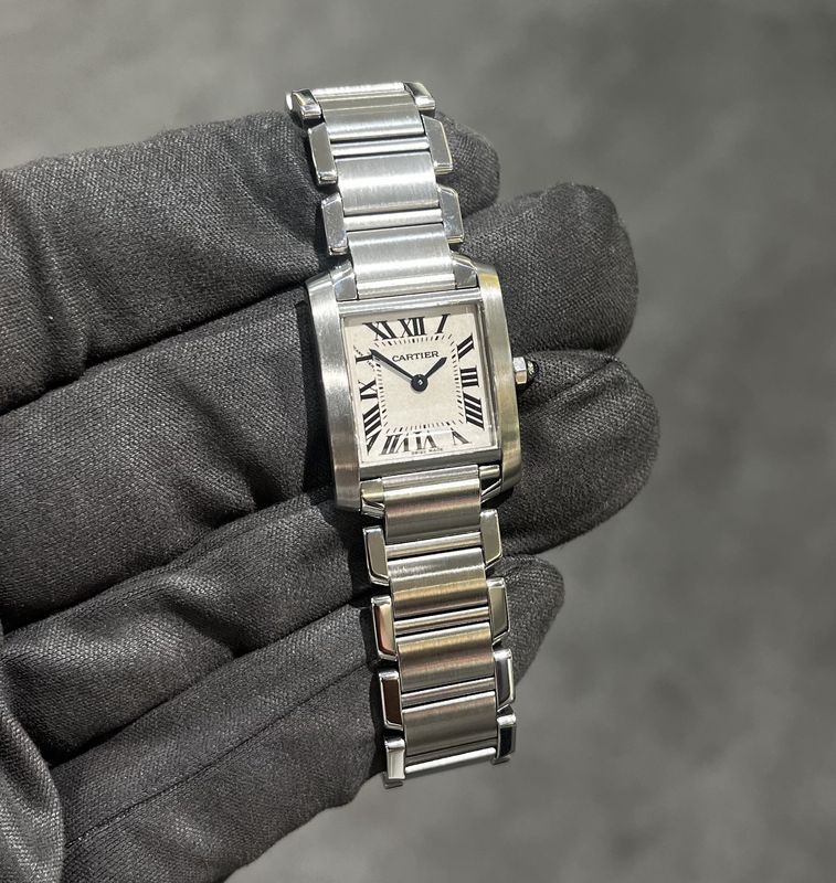 Pre-Owned Cartier Tank Ladies Steel Watch 2384