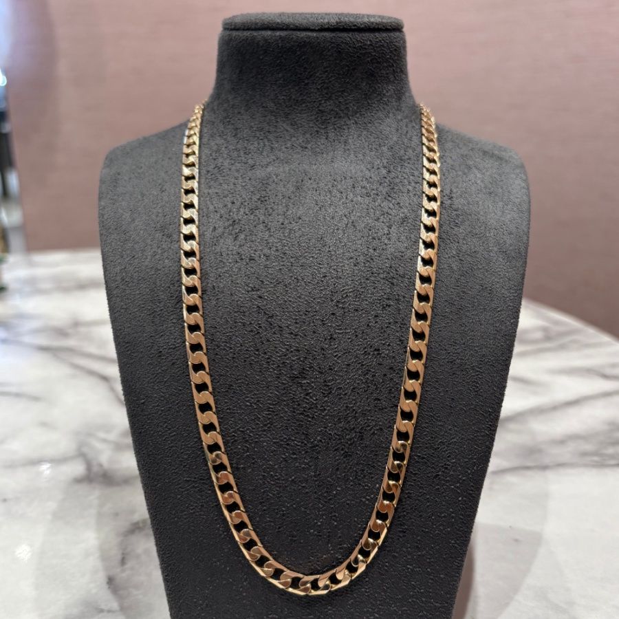 Pre-Owned 9ct Yellow Gold 20” Curb Chain  30.9g