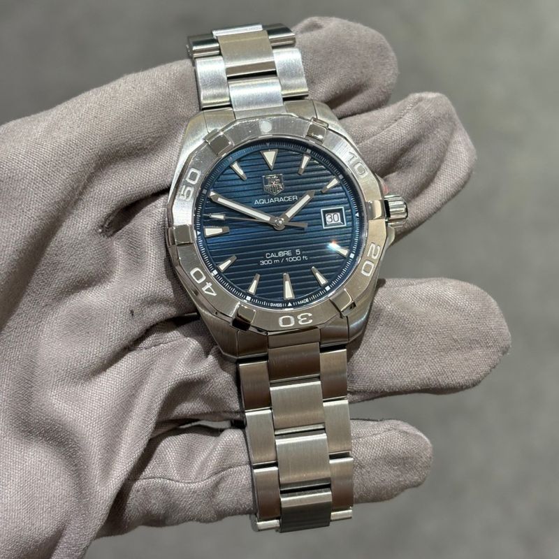 Pre-Owned Tag Heuer Aquaracer Calibre 5 Automatic Gents Watch