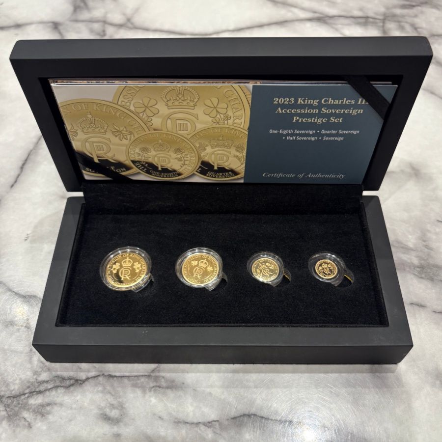 Pre-Owned 2023 King Charles III Accession Sovereign Prestige Set