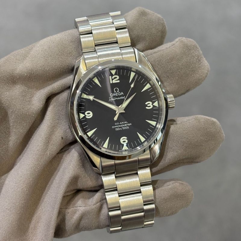 Pre-Owned Omega Railmaster Co-Axial Steel Gents Watch 2503.52.00