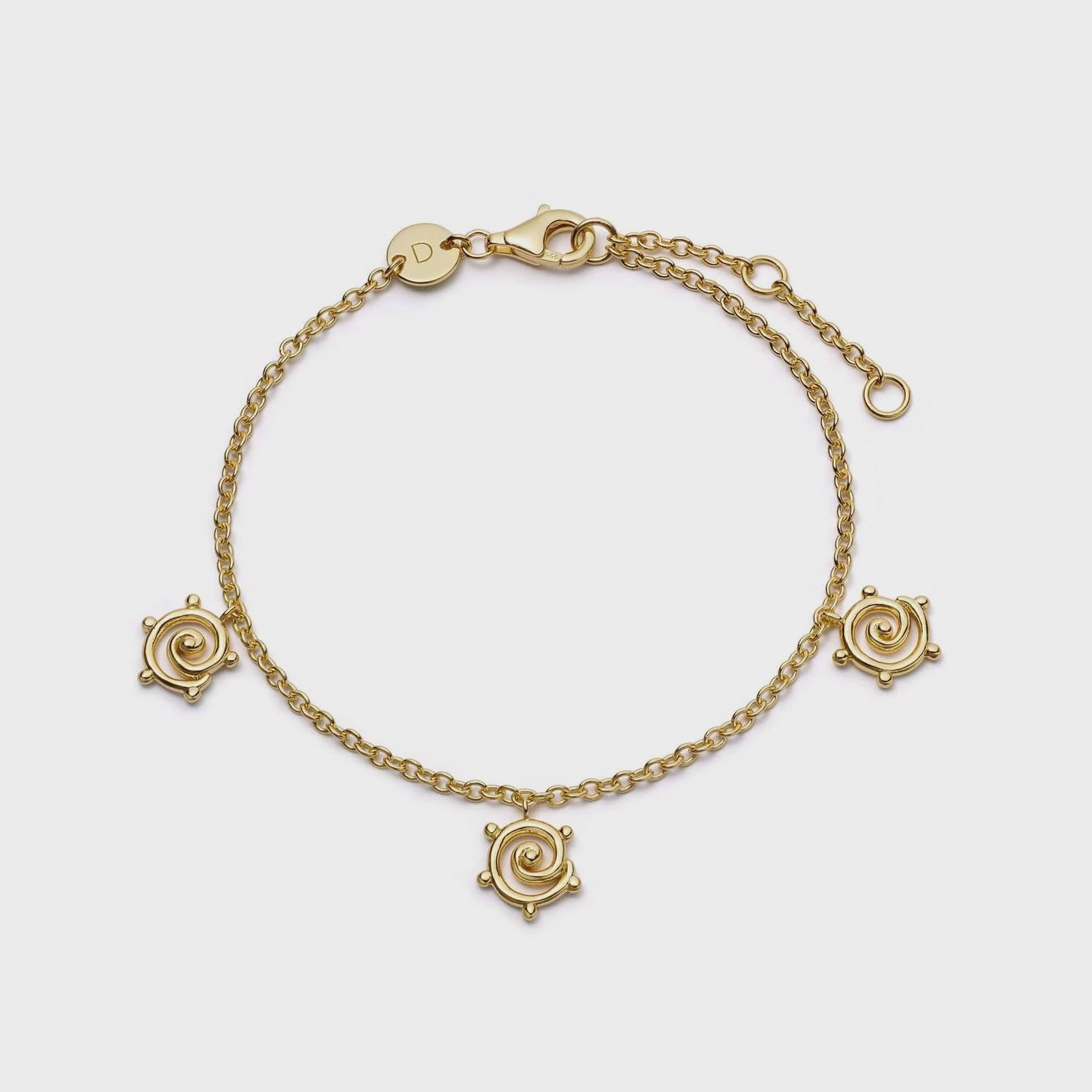 Spiral Sun Drop Bracelet