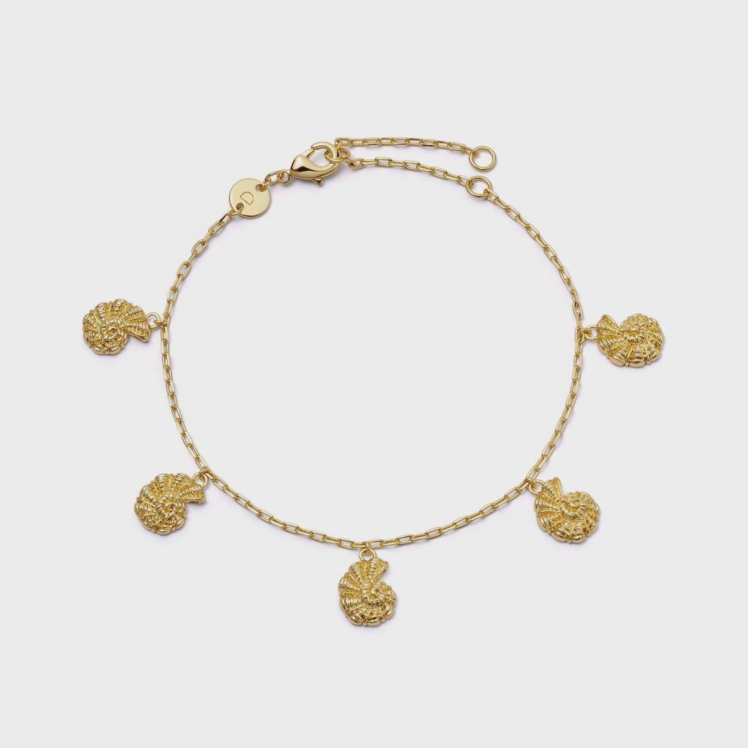 Polly Sayer Shell Charm Bracelet