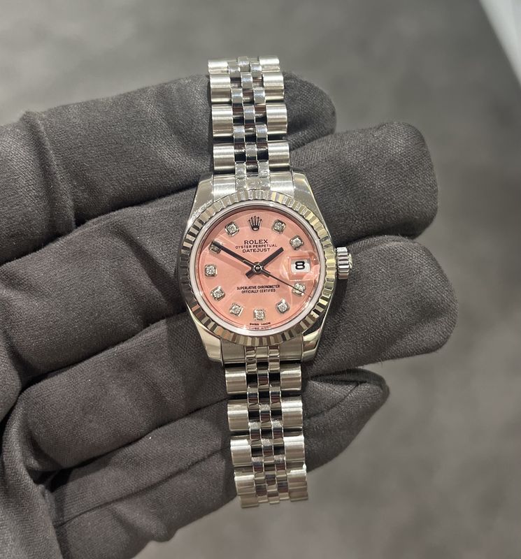 Pre-Owned Rolex Oyster Perpetual Datejust Steel Ladies Watch 179174