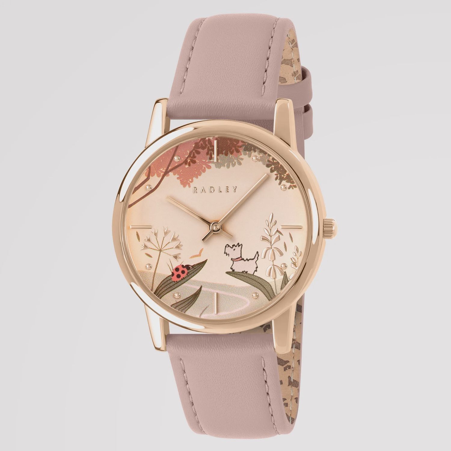 Ladies Radley Ladybird Road Leather Strap Quartz Watch