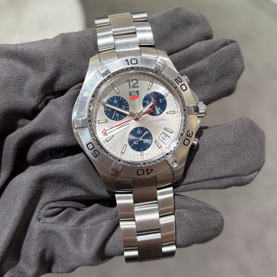 Pre-Owned Tag Heuer Aquaracer Chronograph Date Quartz Gents Watch CAF1111