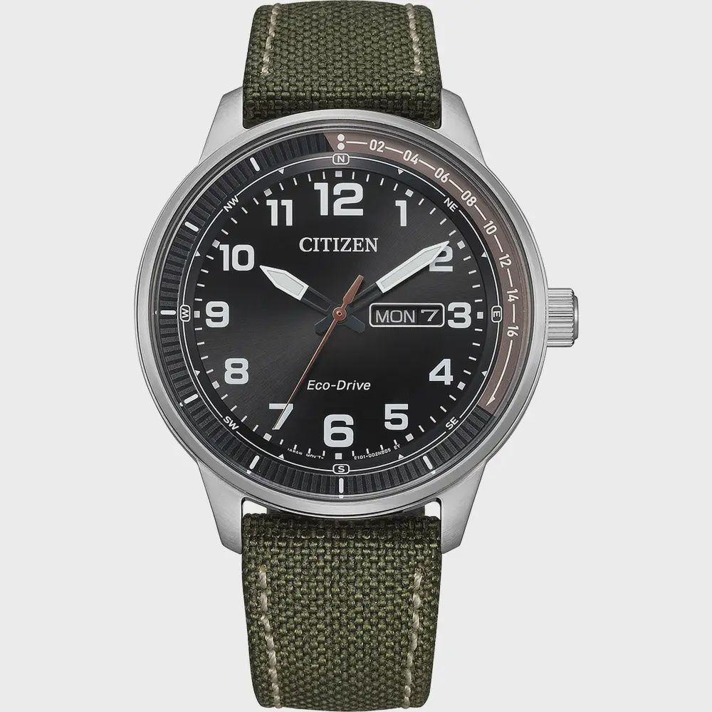 Citizen Eco Drive Weekender Watch, Colour: Black Dial