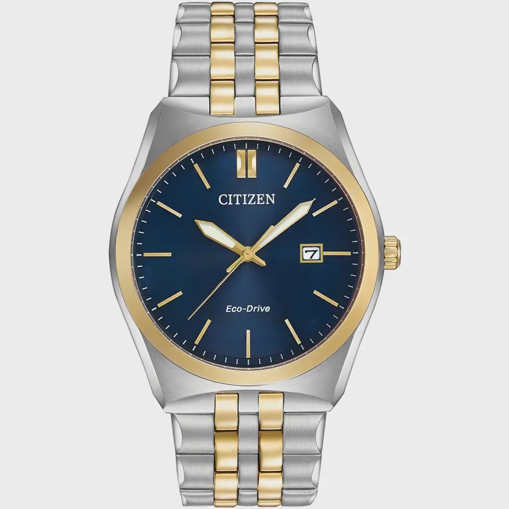 Citizen Gents Gold Tone Eco Drive, Colour: Two Tone
