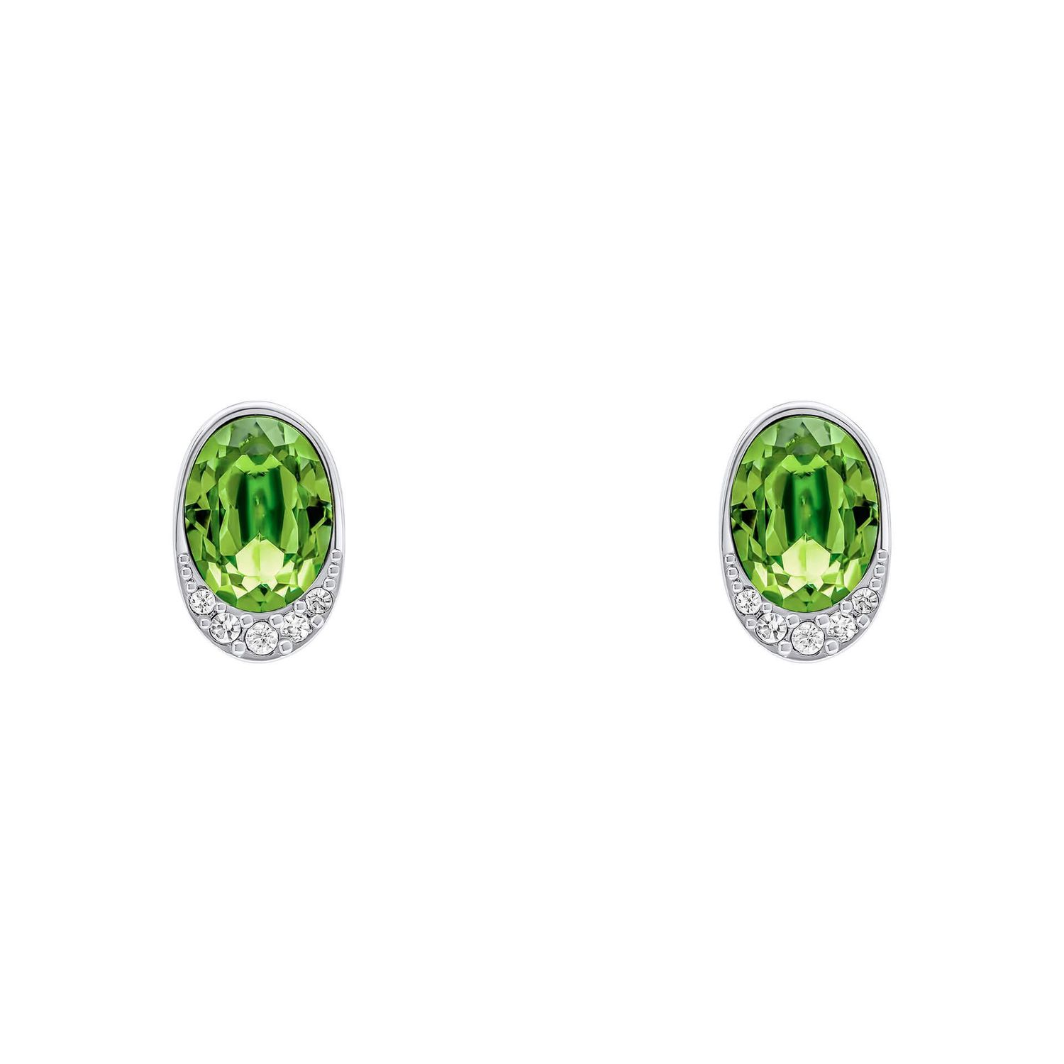 Fiorelli Oval Crystal Stud Earrings with Cubic Zirconia Wave