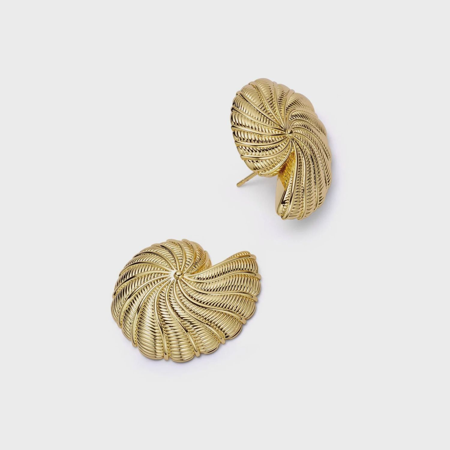 Polly Sayer Oversized Shell Stud Earrings