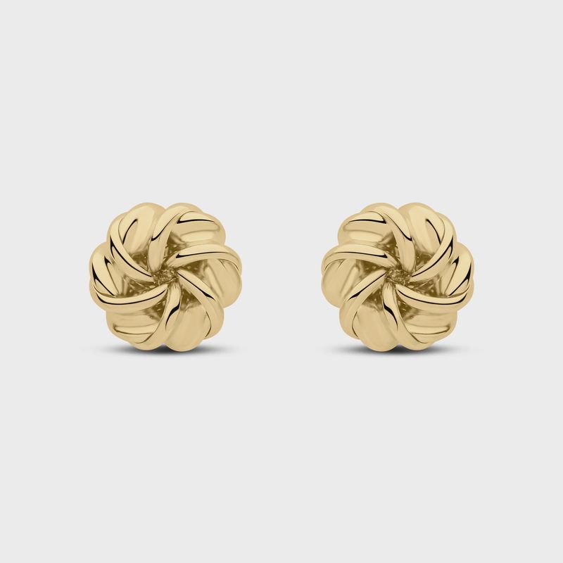 9ct Yellow Gold Swirl Knot Earrings 9ct Yellow Gold Swirl Knot Earrings