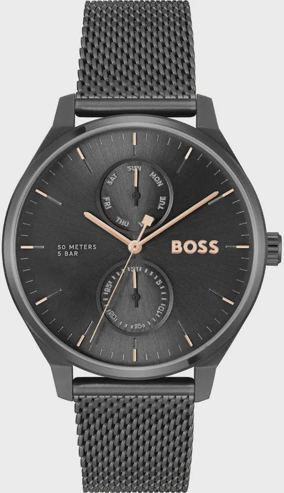 Boss Tyler 43mm Black Gents Quartz Watch