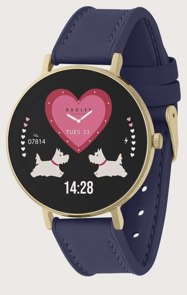 Radley Series 28 Women&#39;s Amoled Ink Leather Strap Watch