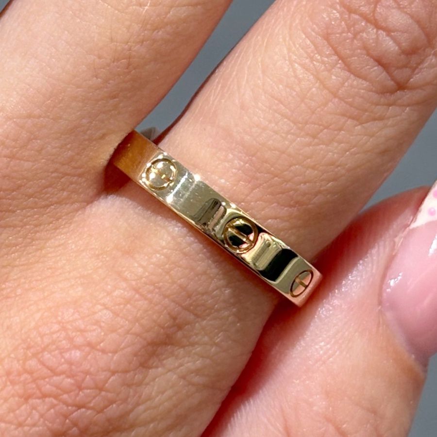 Pre-Owned Cartier 18ct Yellow Gold Small Love Ring