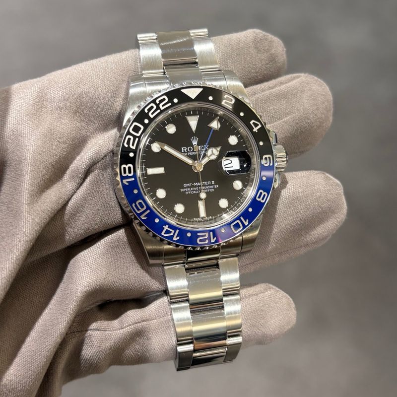Pre-Owned Rolex GMT II ‘Batman’ Steel Automatic Gents Watch 116710BLNR