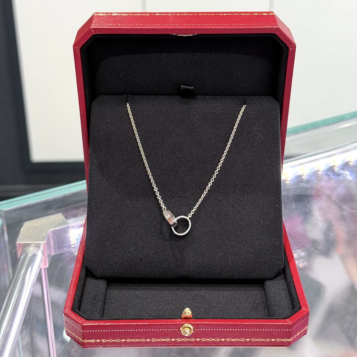 Pre-Owned Cartier LOVE Necklace in 18ct White Gold