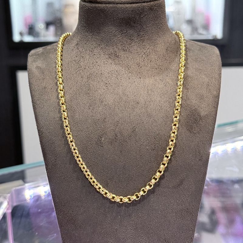 Pre-Owned 9ct Yellow Gold 20” Belcher Chain 31.2g