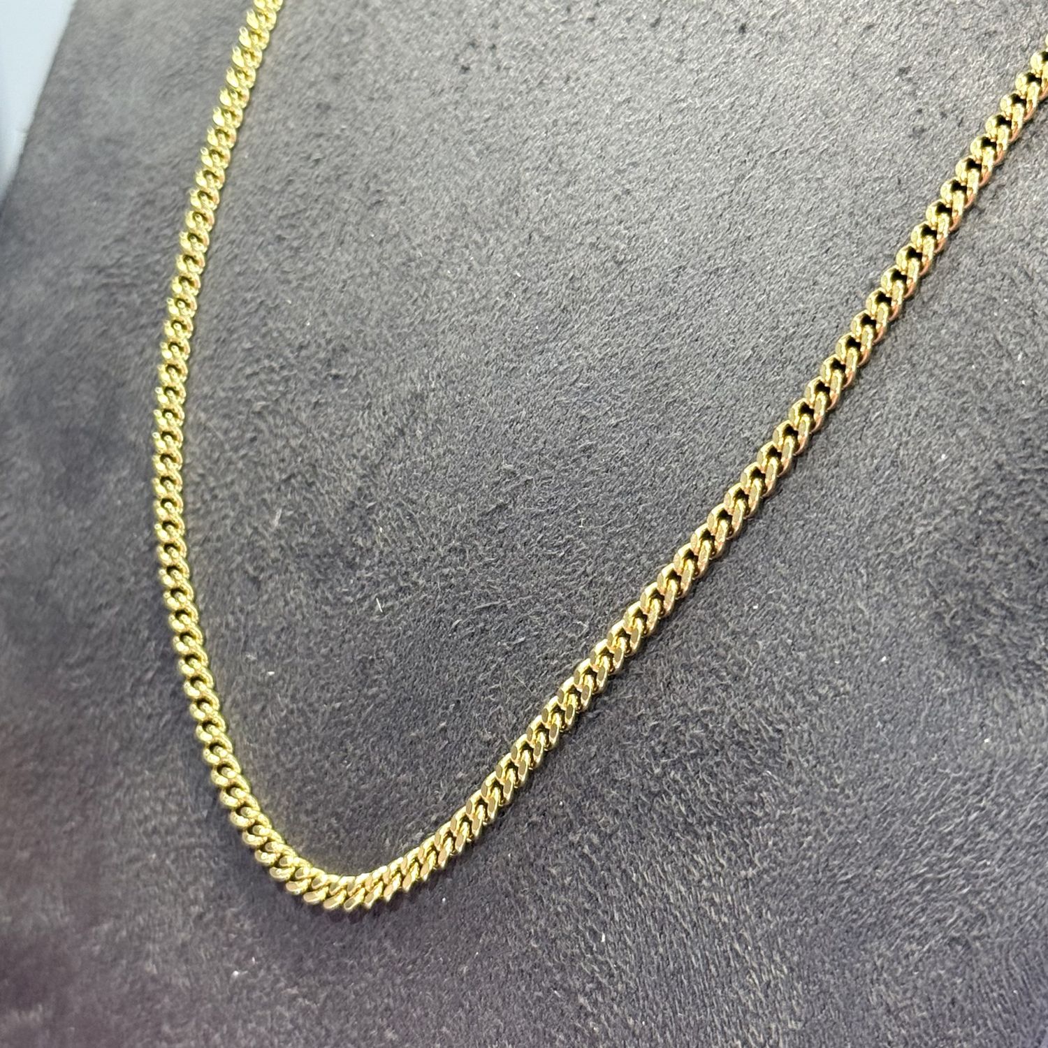 Pre-Owned 9ct Yellow Gold 24” Curb Chain 13.2g