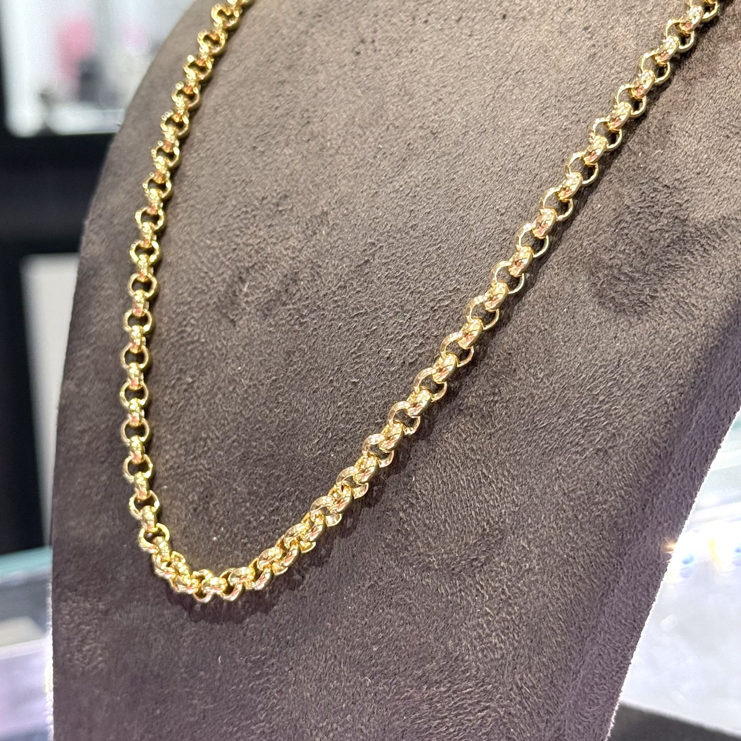 Pre-Owned 9ct Yellow Gold 20” Belcher Chain 31.2g