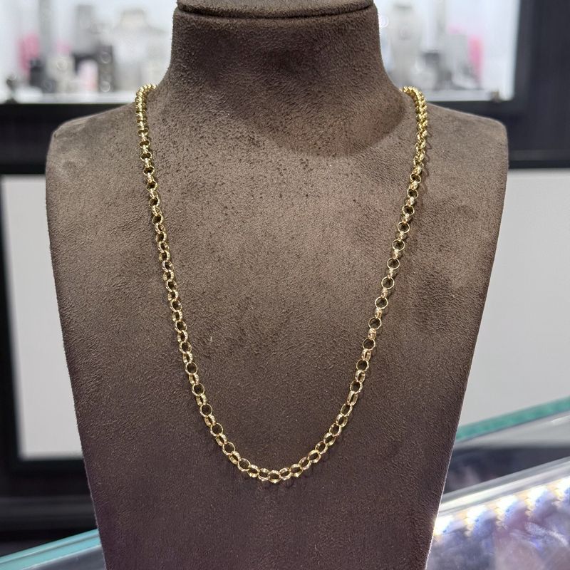 Pre-Owned 9ct Yellow Gold 20” Belcher Chain 7.3g