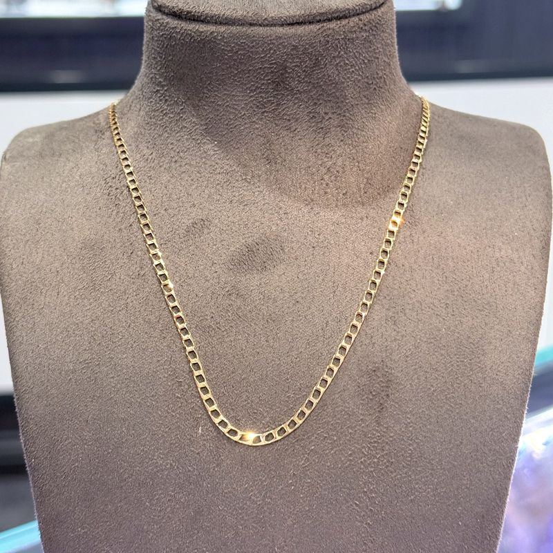 Pre-Owned 9ct Yellow Gold 20” Curb Chain 4.3g
