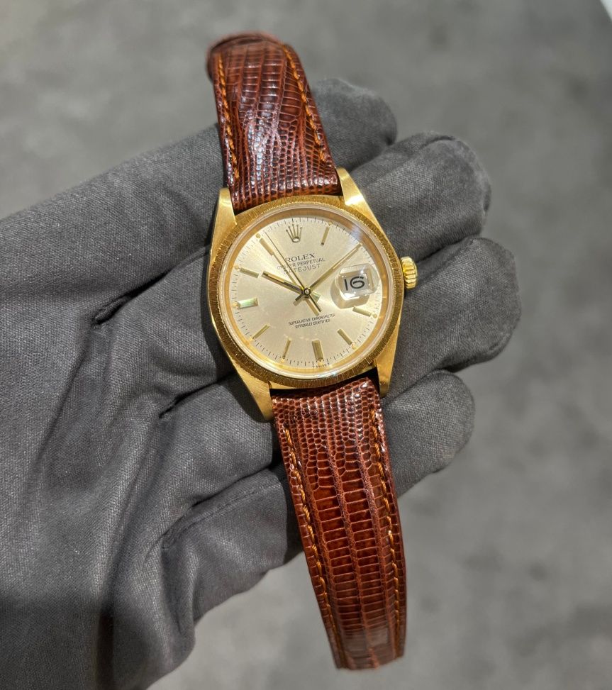 Pre-Owned Rolex Datejust 18ct Gold 16078