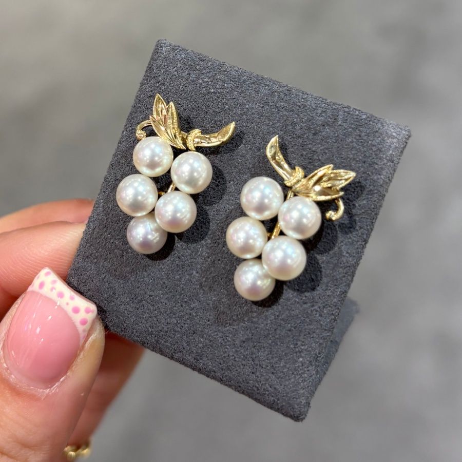 Pre-Owned 14k Mikimoto Akoya Pearl Earrings