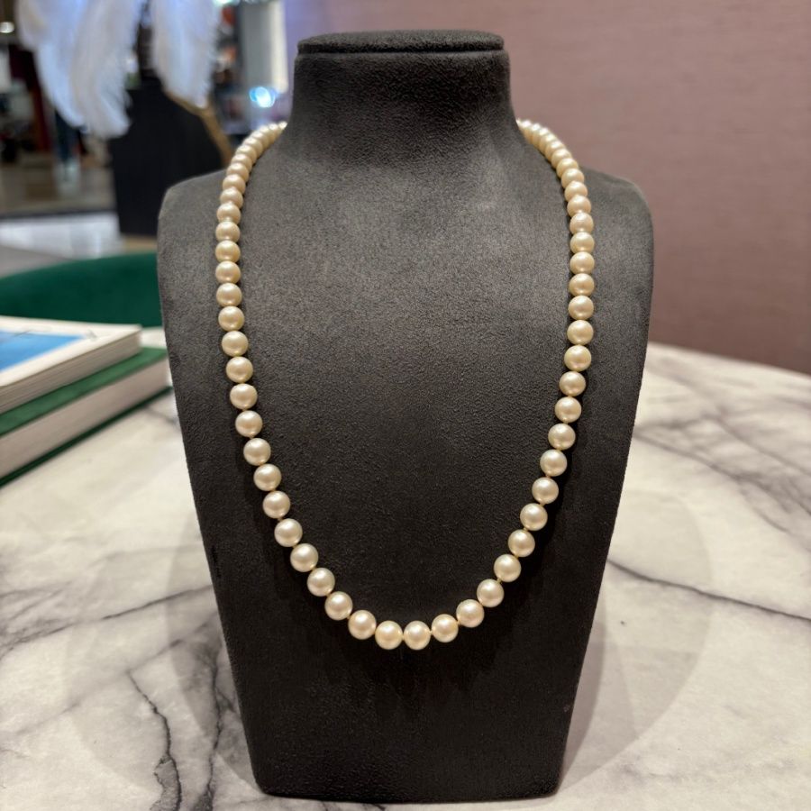 Pre-Owned Mikimoto Classic Pearl Necklace 20”