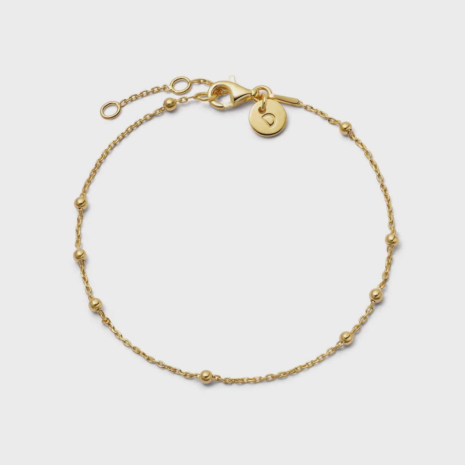 Beaded Layering Chain Bracelet