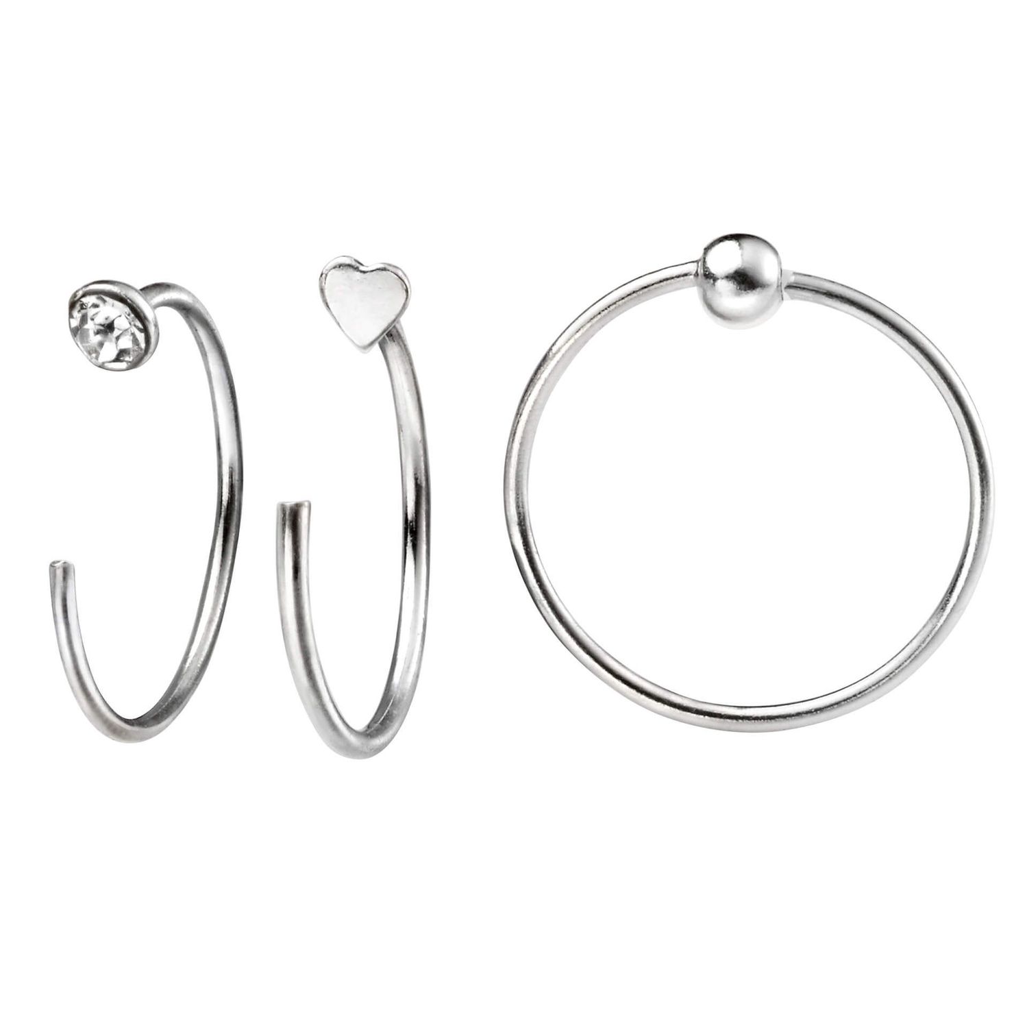 Set of 6 Nose Rings