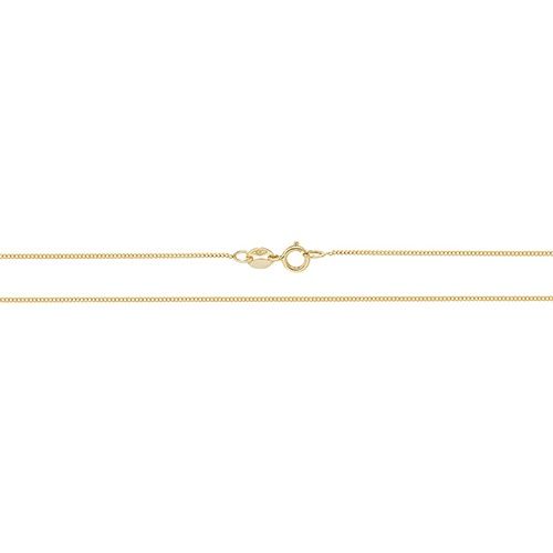 9ct Yellow Gold Close Curb Chain CH159Y