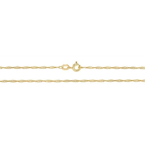 9ct Yellow Gold Singapore Chain Ch221 9ct Yellow Gold Singapore Chain Ch221