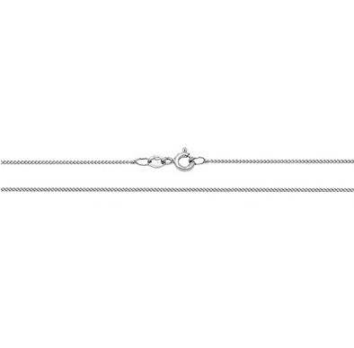 18ct White Gold Close Curb Chain CQ160W