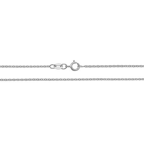 18ct White Gold Cable Chain CQ431W 18ct White Gold Cable Chain CQ431W