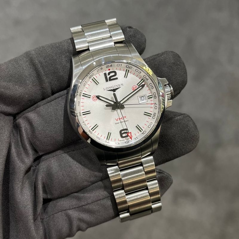 Pre-Owned Longines Conquest GMT VHP L3.728.4