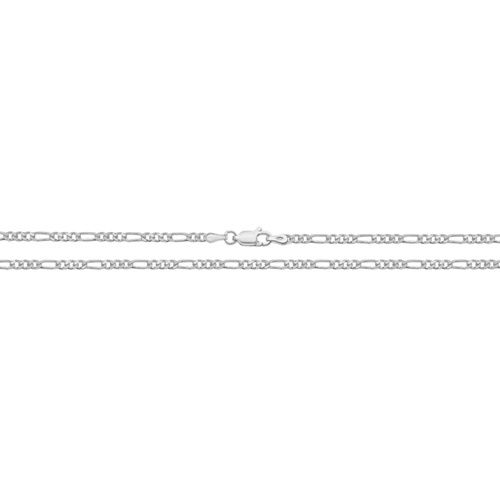 Silver Light Figaro Chain G1218