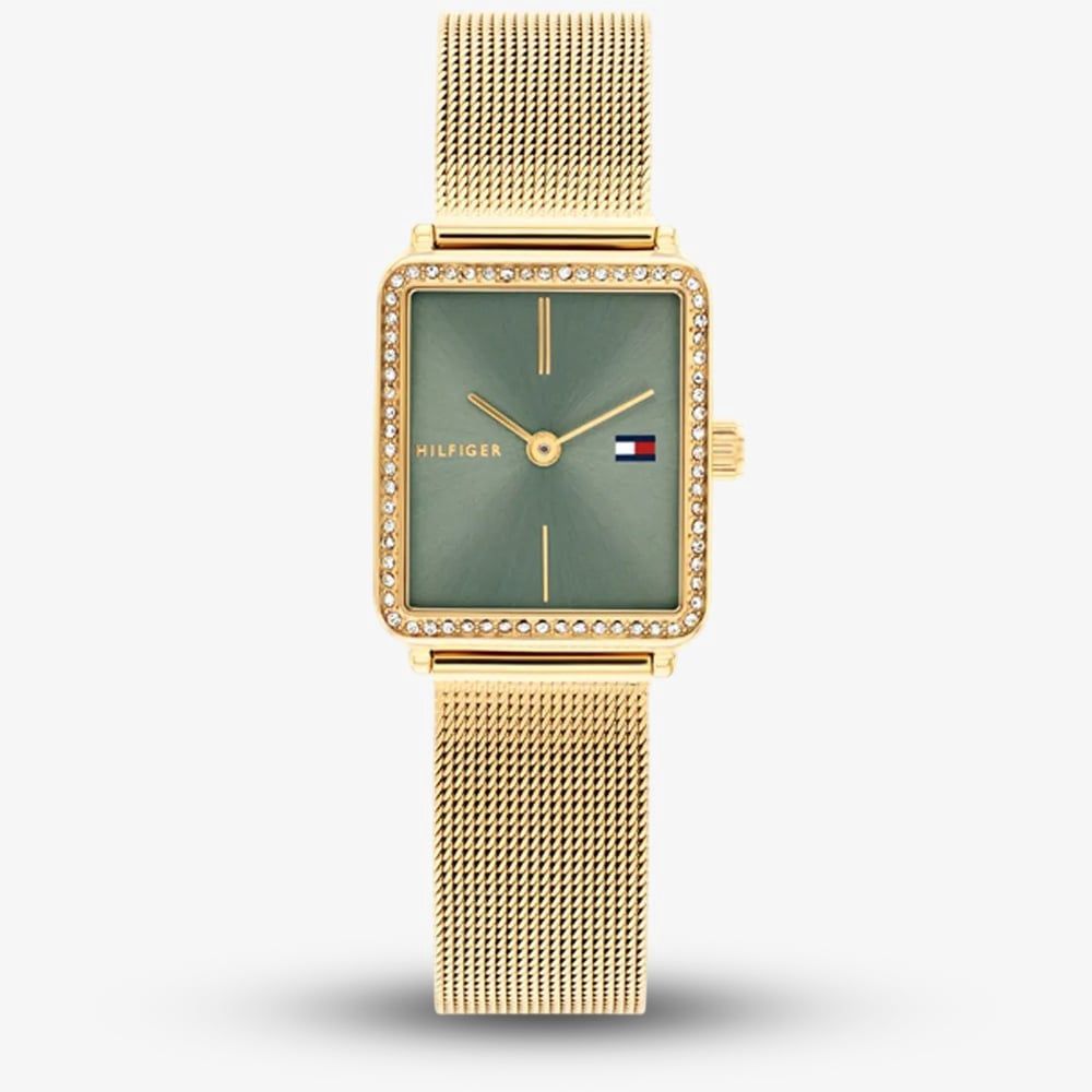 Tommy Hilfiger Ladies Tea Green Dial Watch