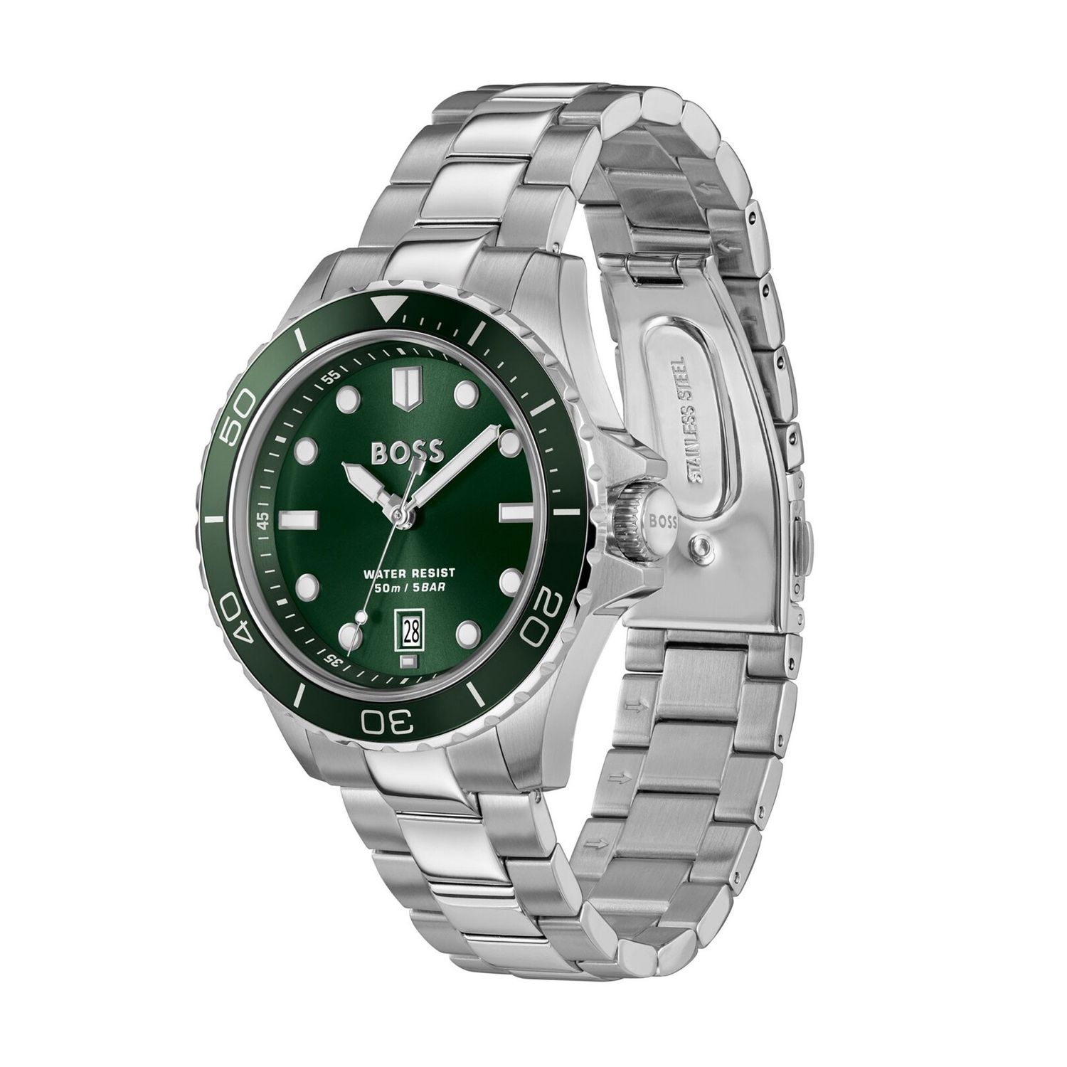 Boss Green Troper Sport Gents Steel Quartz Watch