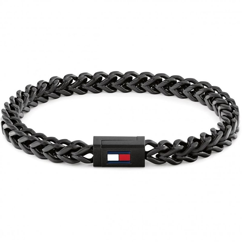 Tommy Hilfiger Braided Metal Black Bracelet