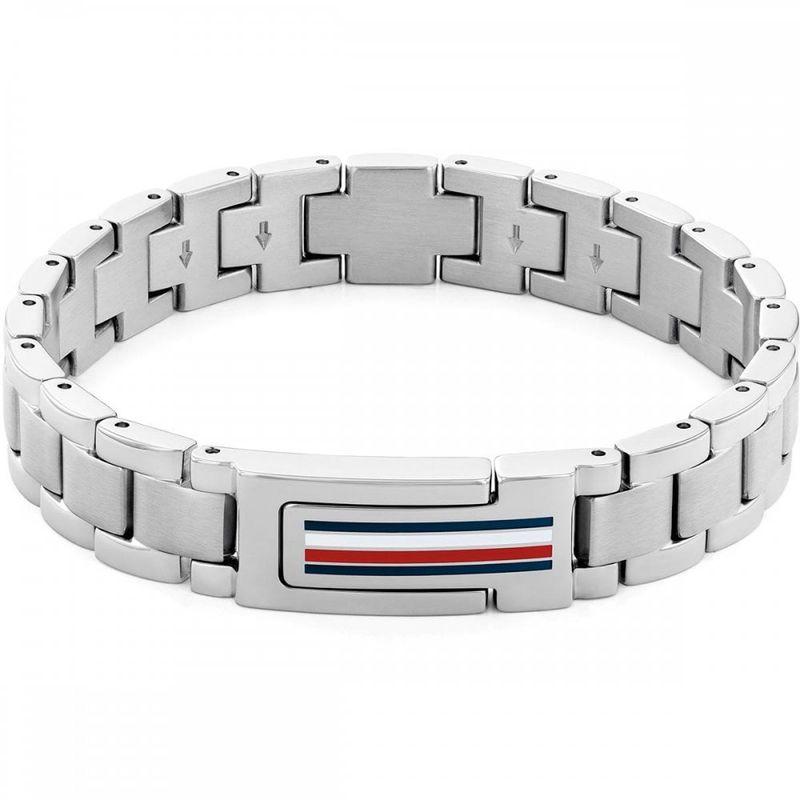 Tommy Hilfiger Mason Steel Logo Watch Style Bracelet