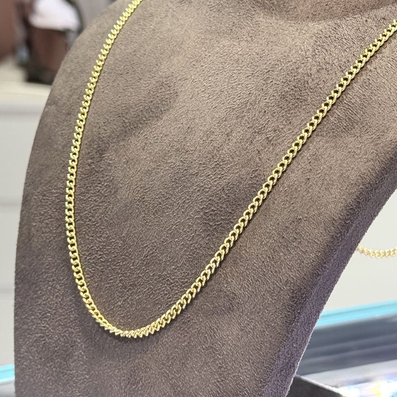 Pre-Owned 9ct Yellow Gold 26” Close Curb 13.5g