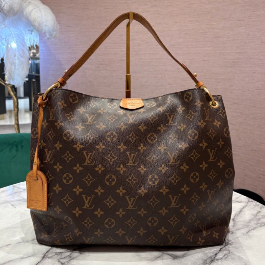 Pre-Owned Louis Vuitton Graceful MM Bag in Monogram Canvas