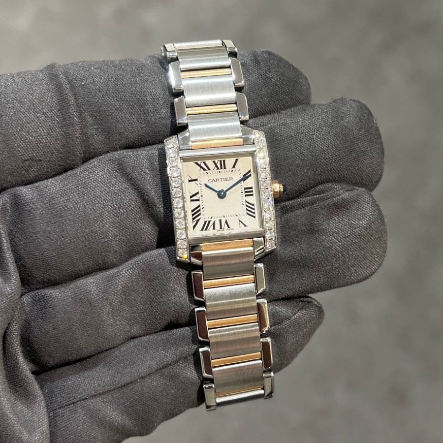 Pre-Owned Cartier Tank Bi-Metal Ladies 2384