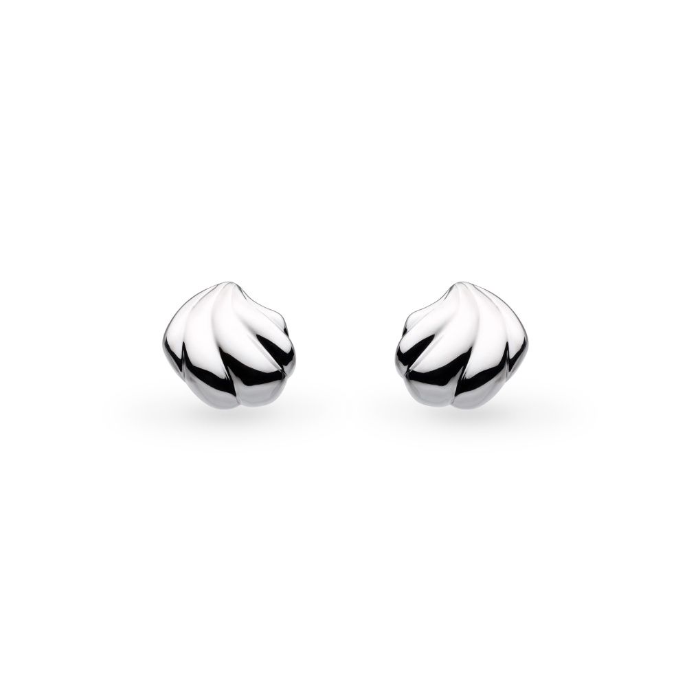 Océane Shell Echo Rounded Stud Earrings