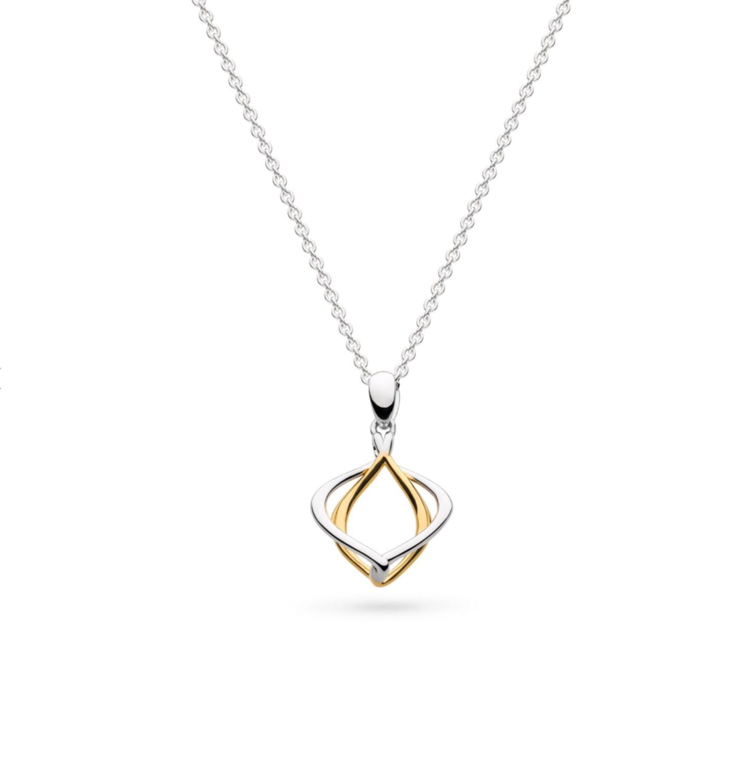 Alicia Golden Mini Necklace Silver And Gold Plate