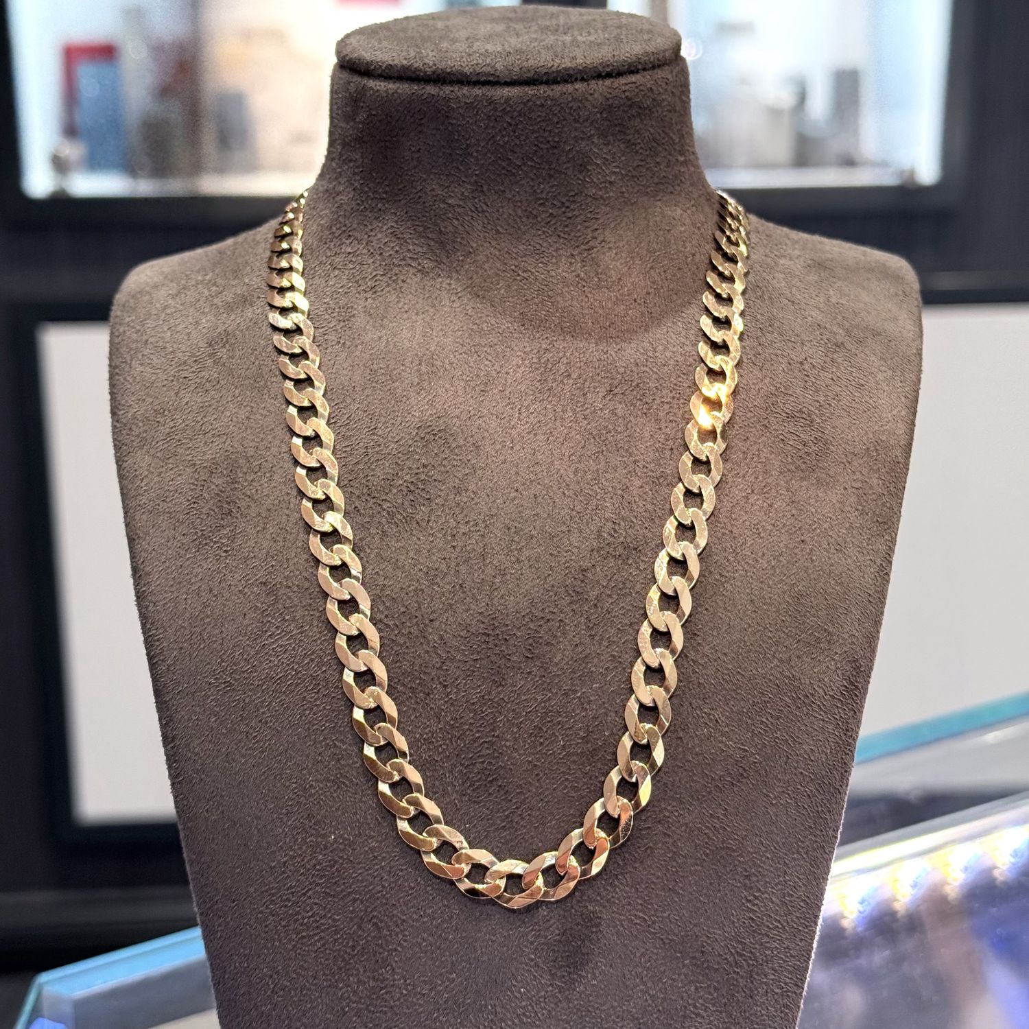 Pre-Owned 9ct Yellow Gold 20” Curb Chain 22.4g