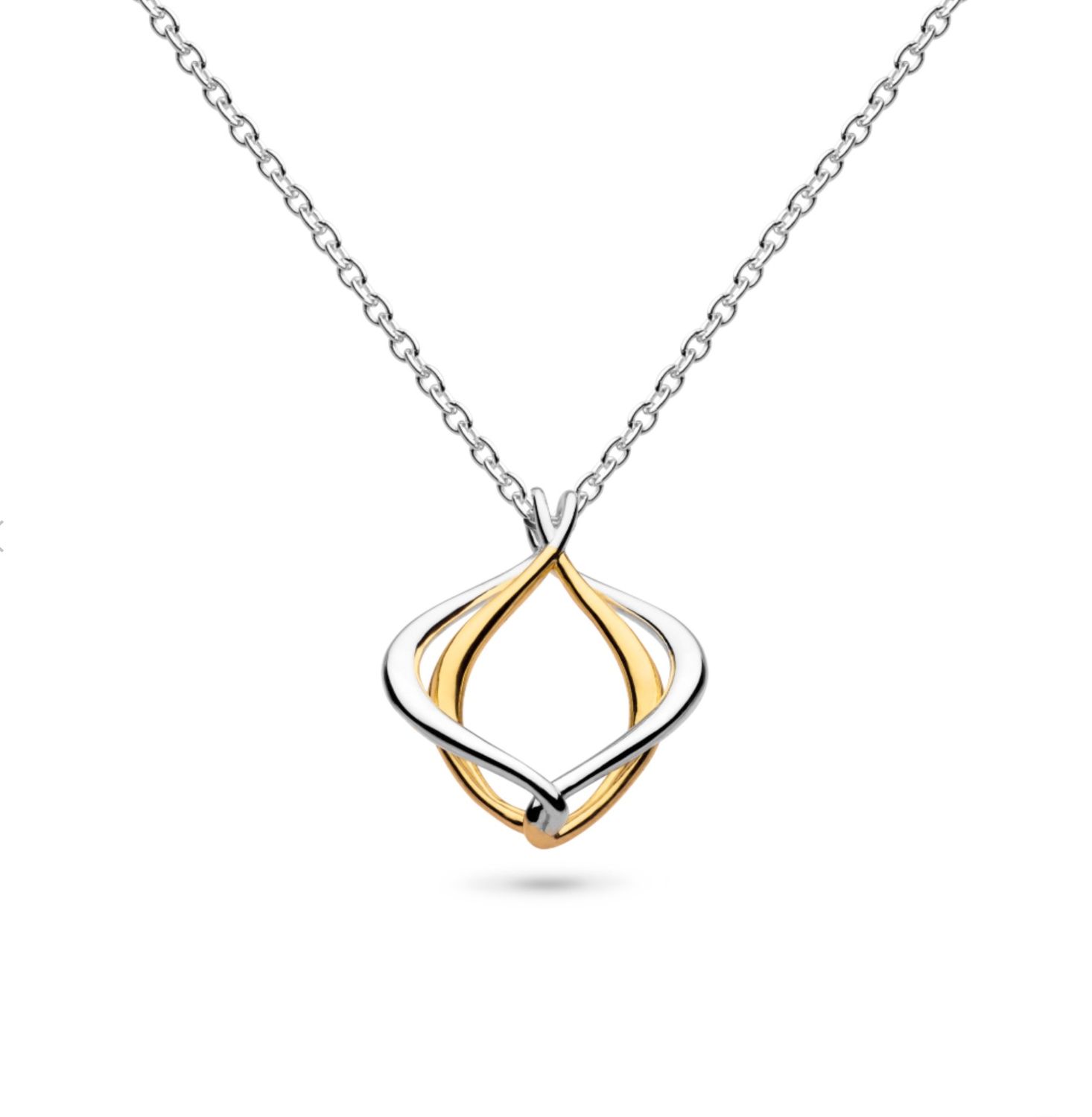 Alicia Golden Petite Silver And Gold Plate Necklace