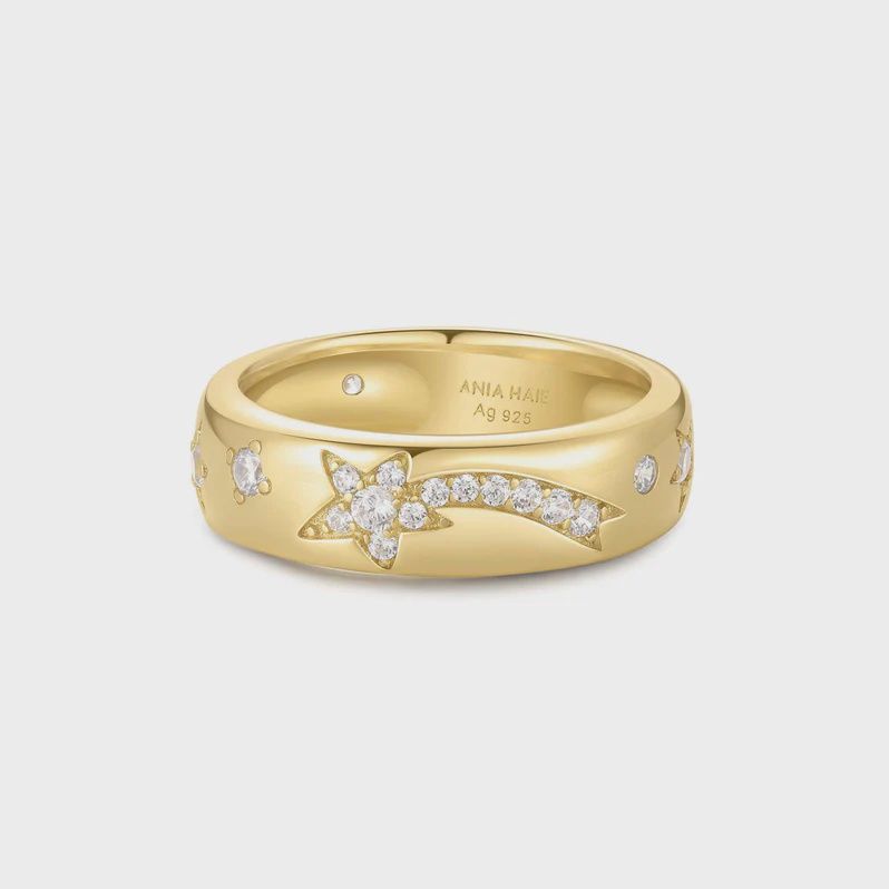 Gold Celestial Chunky Ring